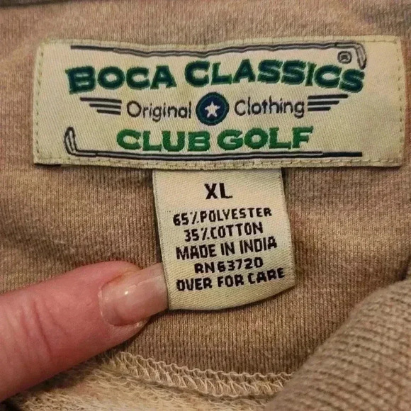 BOCA CLASSICS CLUB GOLF XL POLO SHIRT  👕 - Picture 6 of 6